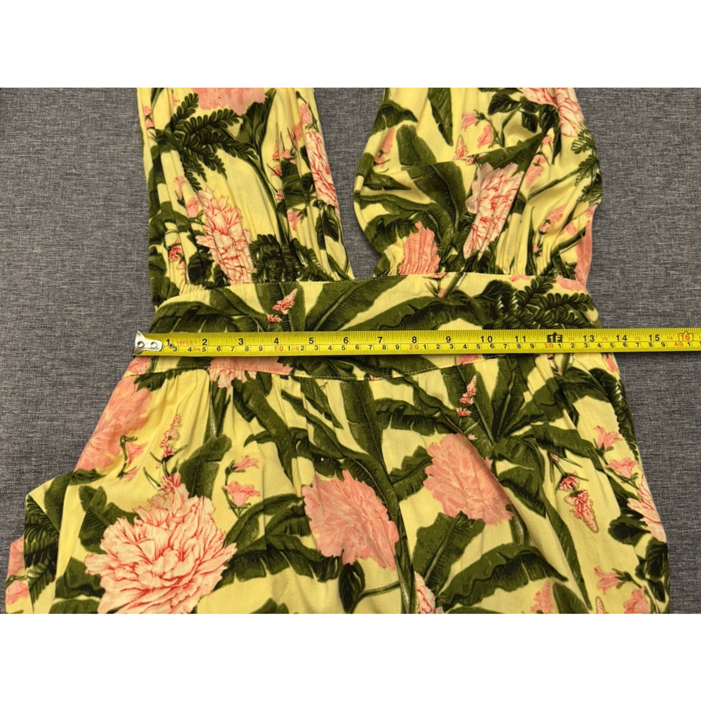 Agua Bendita x Target Women's Peony Botanical Print Jumpsuit Size L (Flaw) - Picture 5 of 10